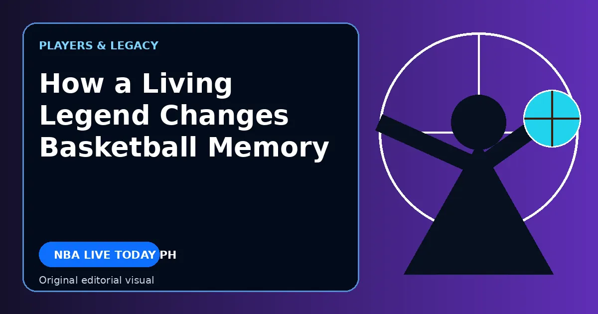 Original editorial cover for How a Living Legend Changes Basketball Memory