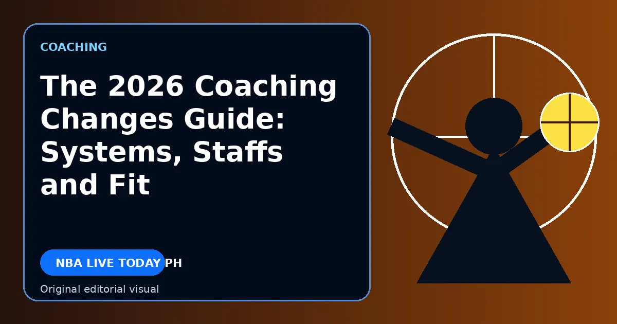 Original editorial cover for The 2026 Coaching Changes Guide: Systems, Staffs and Fit