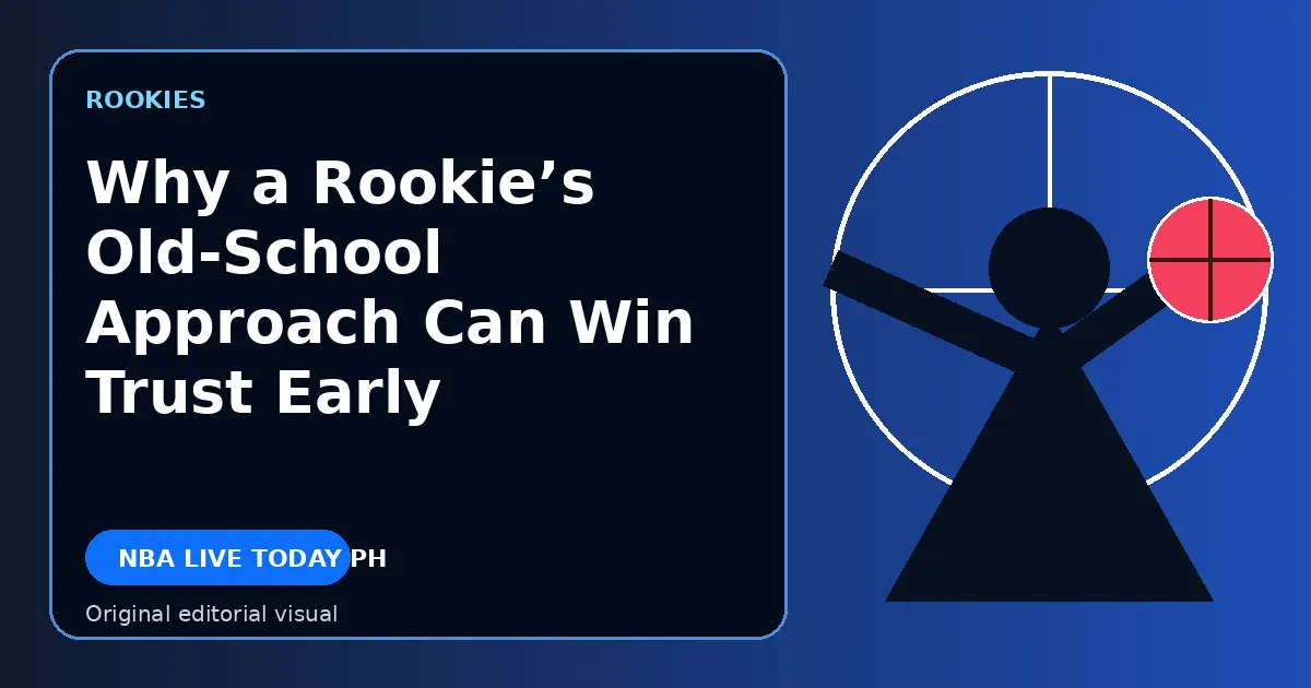 Original editorial cover for Why a Rookie’s Old-School Approach Can Win Trust Early