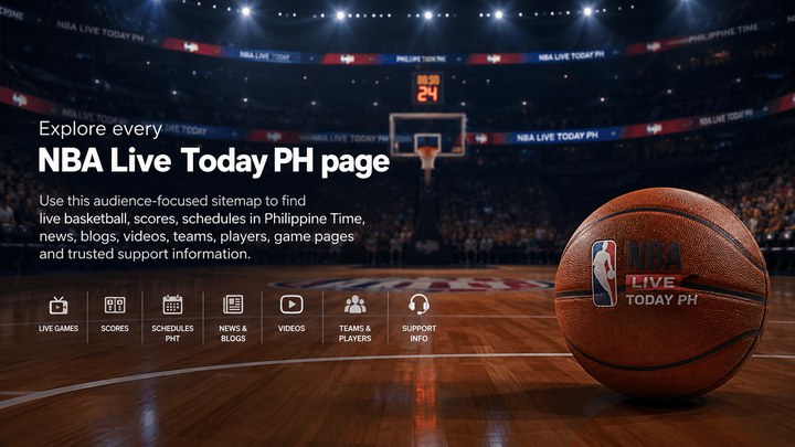 NBA Live Today PH sitemap covering live games, scores, schedules, news, videos, teams and players